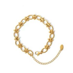 Chunky Oval Chain Bracelet Stainless Steel